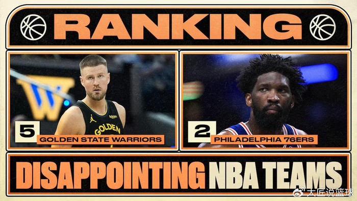 交易截止日后NBA五支最令人失望球队揭晓：勇士