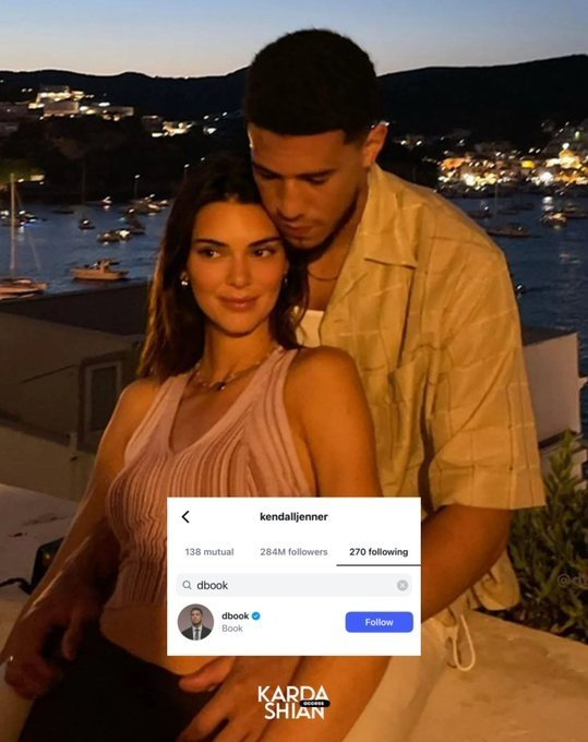 詹娜与布克Instagram互关引续约猜测