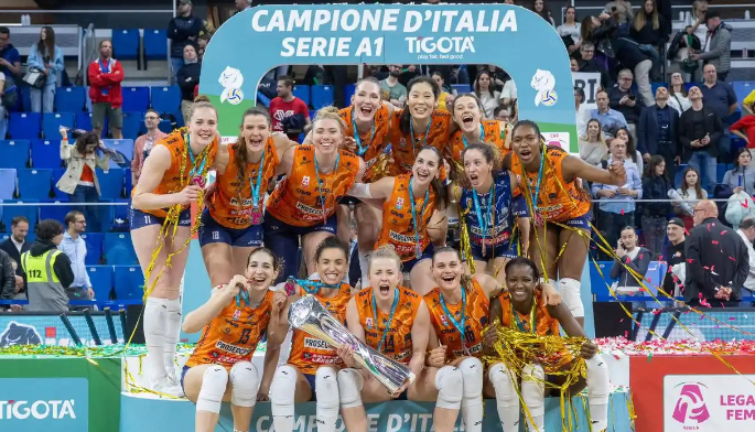 朱婷意甲卫冕创纪录 身价飙升商业价值超薪资